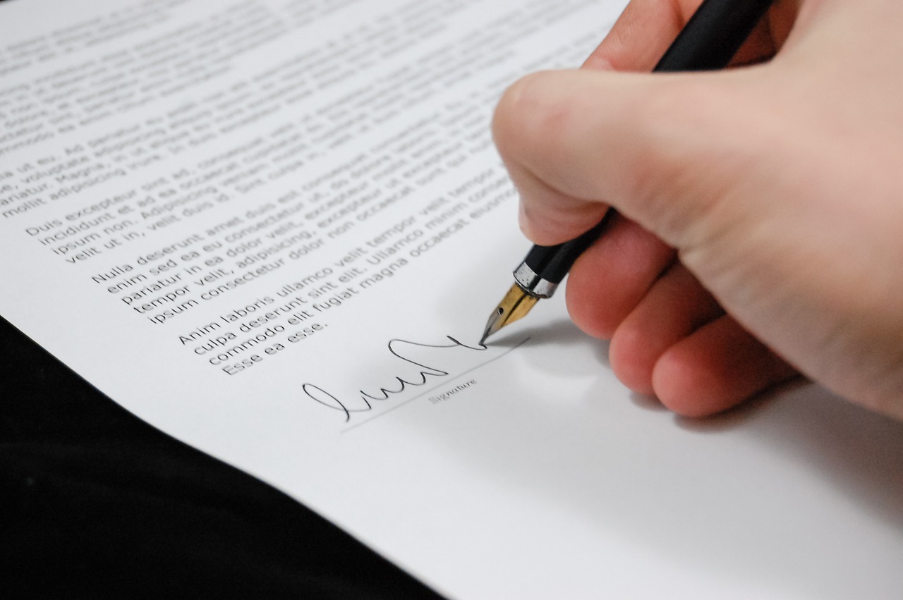 Signed Agreement