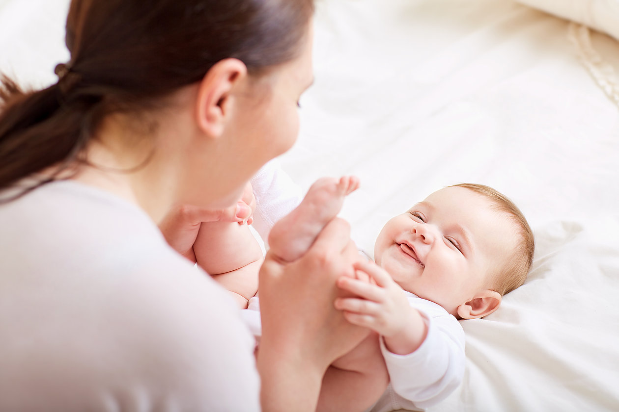 Mom and baby